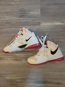 RARE🔥 Nike LeBron 8 (VIII) PS White Black Sport Red 441946-100 8c